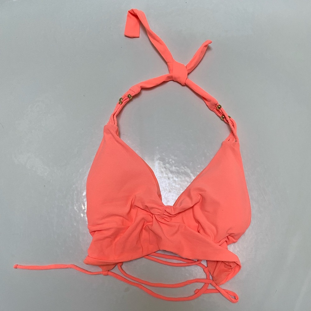 PILYQ Coral Bikini Top